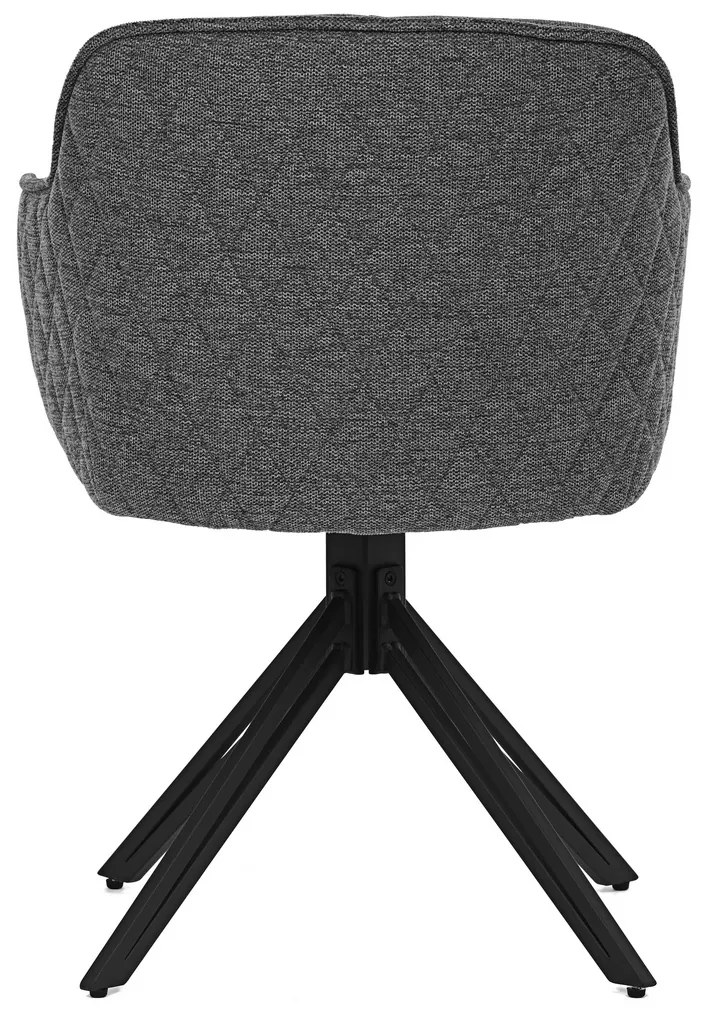 Zestaw krzeseł obiadowych z mechanizmem powrotnymHC-533 GREY2, 2 szt.