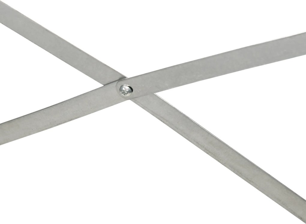 Outsunny Skrzynka na rośliny, Przenośna grządka do sadzenia, pielęgnacji roślin, Wysoki grząd, Stal, Jasnoszary