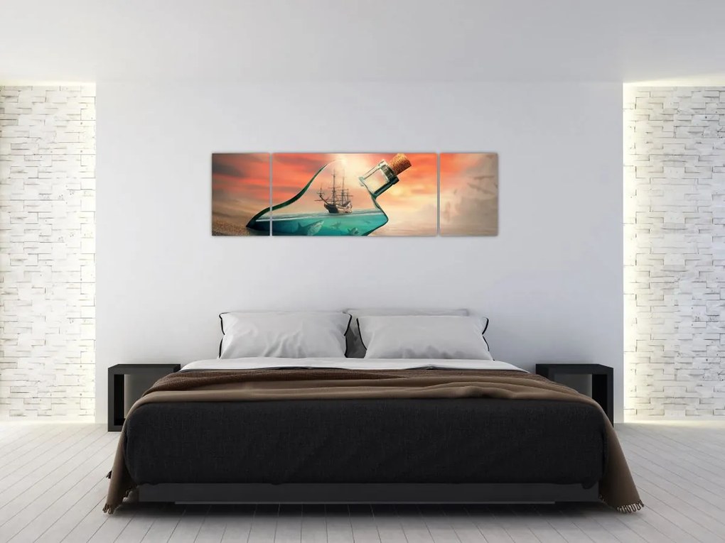Obraz - Życie w butelce (170x50 cm)