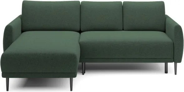 Narożnik BONO z funkcją spania Drewniane nóżki Eleganckie podłokietniki Głębokie siedzisko Lewa strona Barrel 37