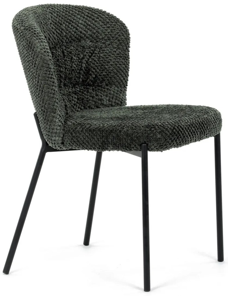 Zestaw krzeseł do jadalni Bouclé CT-W1077 GRN2, 4szt.