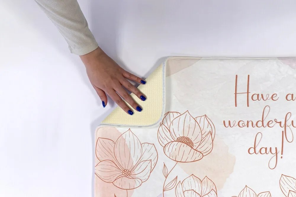 Dywanik do łazienki Dywanik do łazienki Kwiaty Kwiatowy