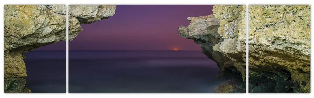 Obraz - klif morski (170x50 cm)