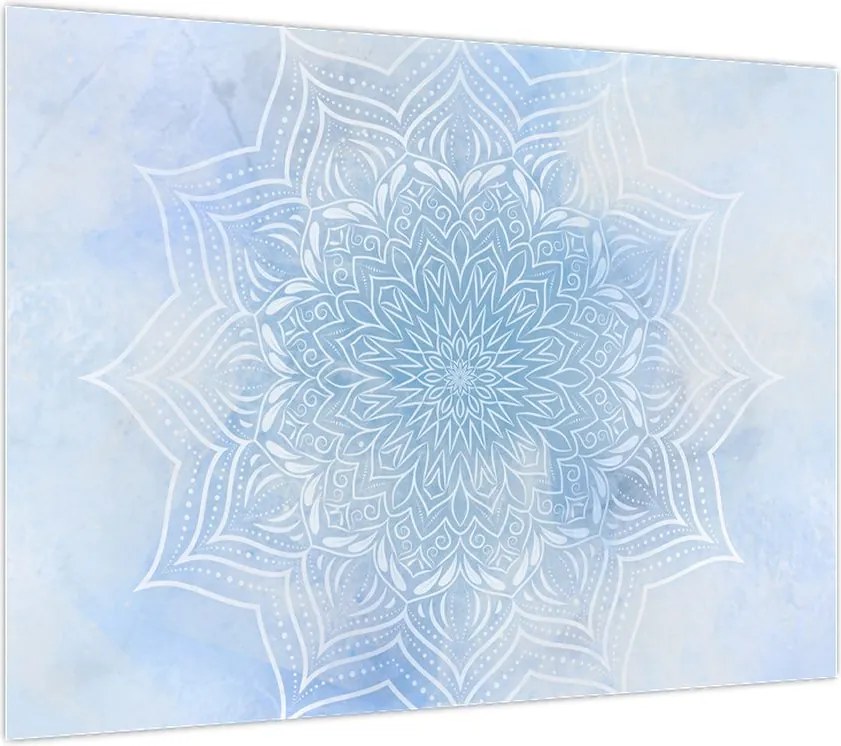 Obraz - Zimowa mandala (70x50 cm)