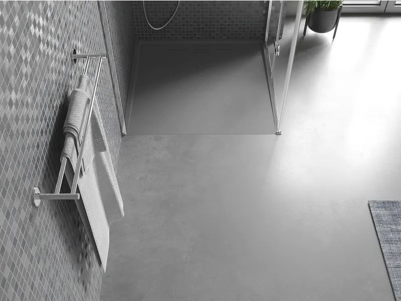 Mexen Amon brodzik kwadratowy SMC 90 x 90 cm, szary - 4F619090