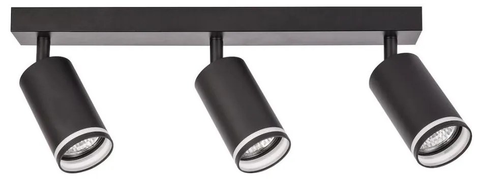 Oprawa punktowa PIPE 3xGU10/10W/230V czarna