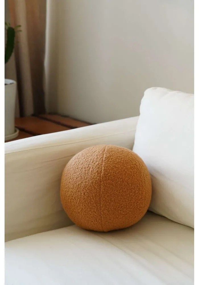 Poduszka dekoracyjna z materiału bouclé ø 20 cm Top – Mioli Decor