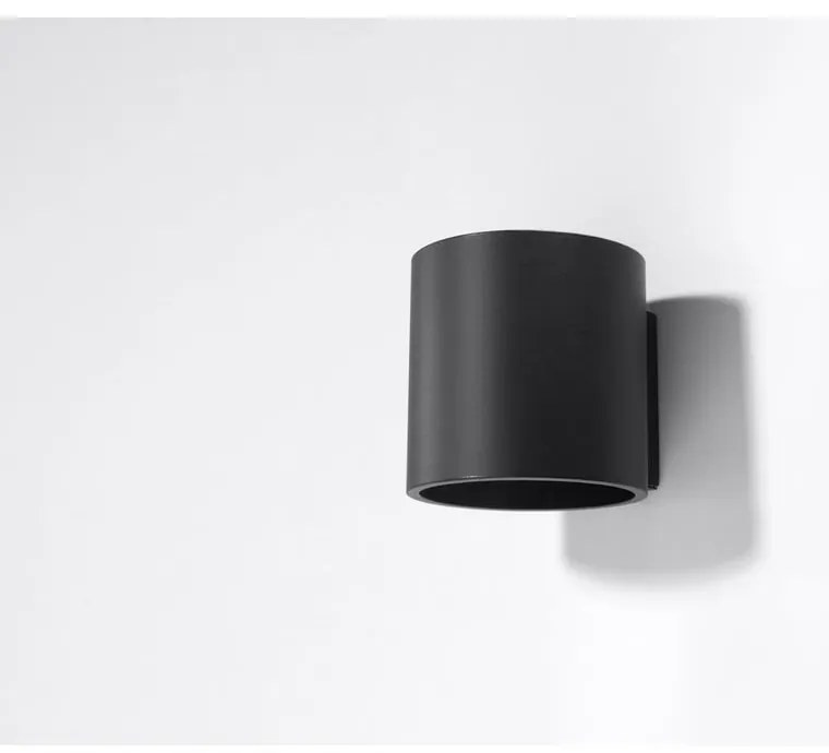 Czarny kinkiet Sollux Roda