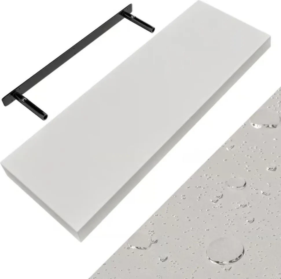 Półka ścienna FIGO + z konsolą, 70cm, biała Casaria