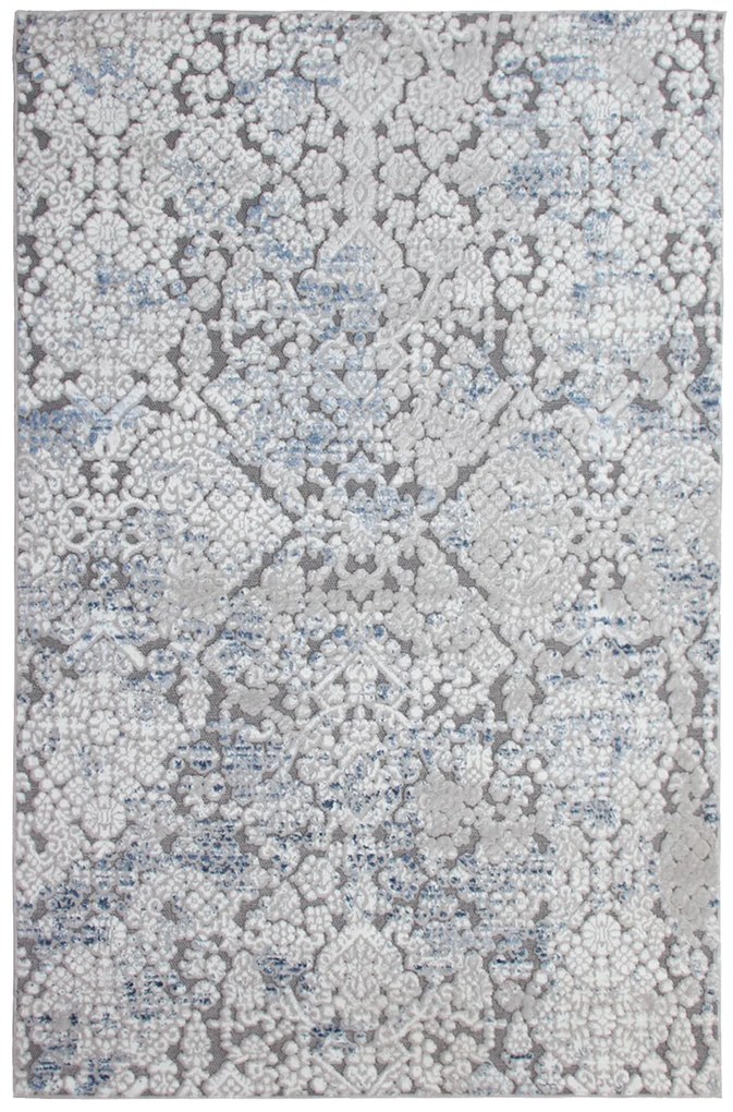 Dywan Batla Bawełniany Niebieski 152x230 Prostokąt