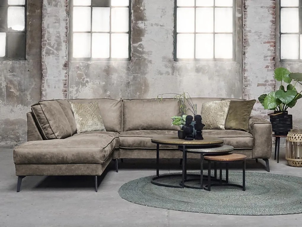 Narożnik MICA jasnobrązowy Wersja sofy: Lewy róg