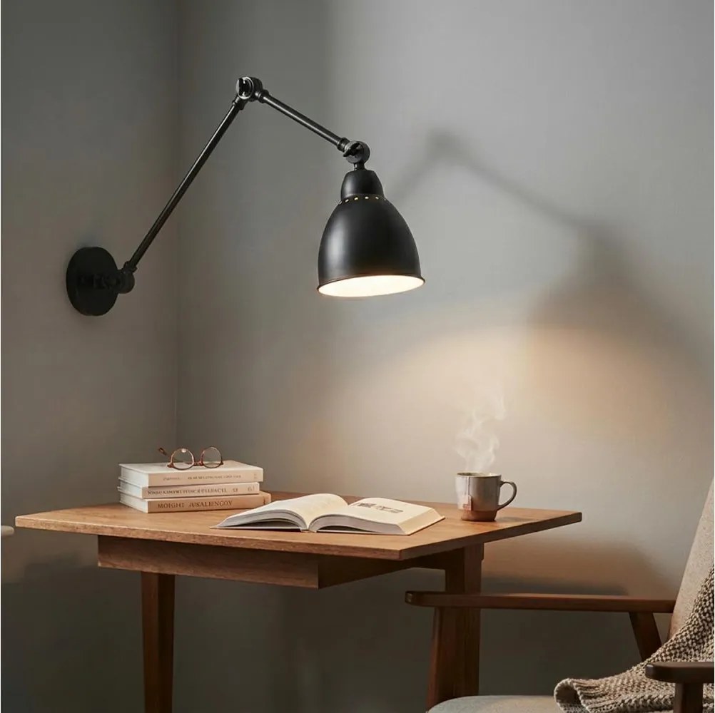 BRILAGI - Kinkiet QUILL 1xE27/40W/230V 83 cm czarny
