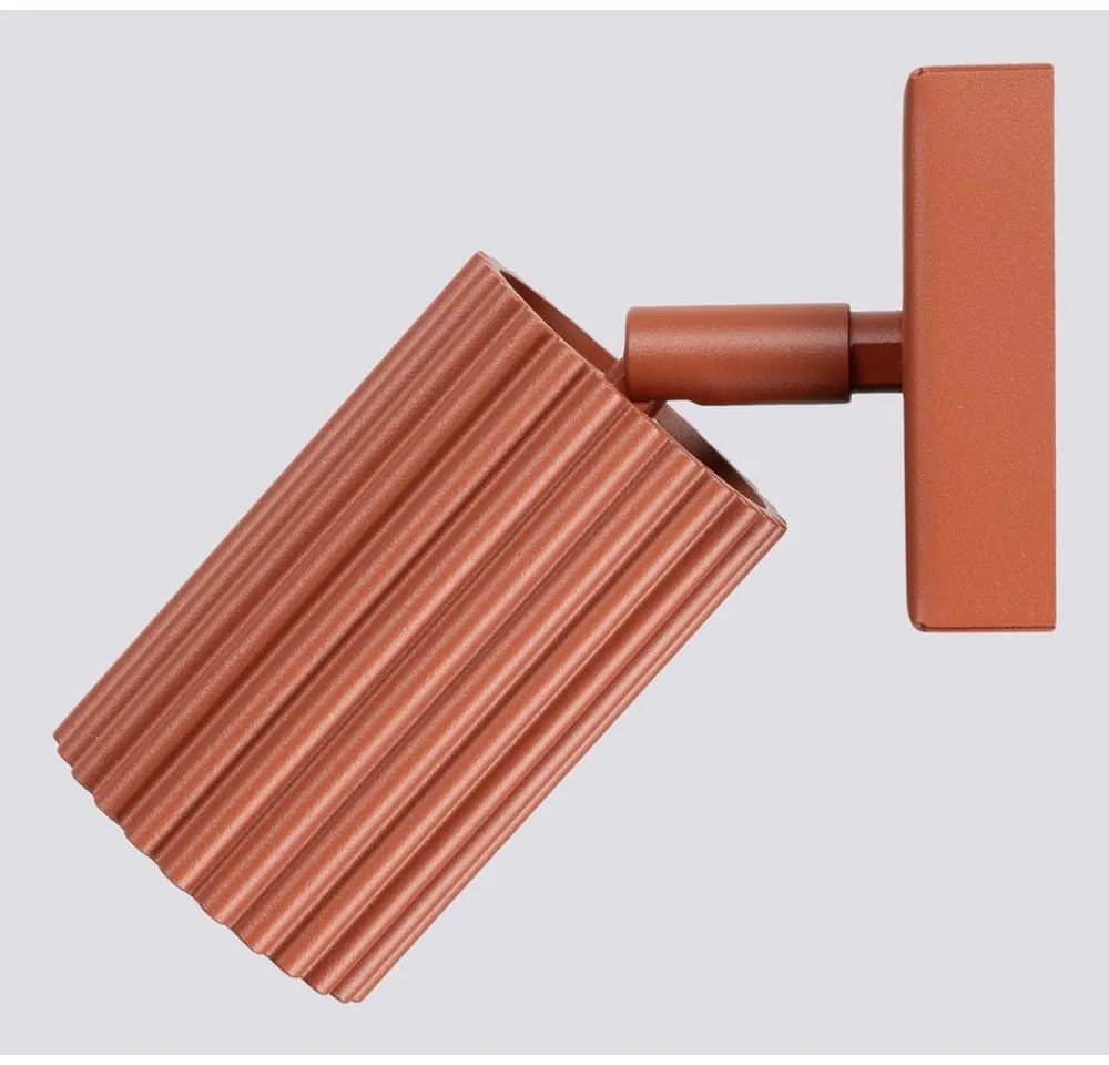 Ceglasta lampa punktowa 8x16 cm Gleam – Sollux