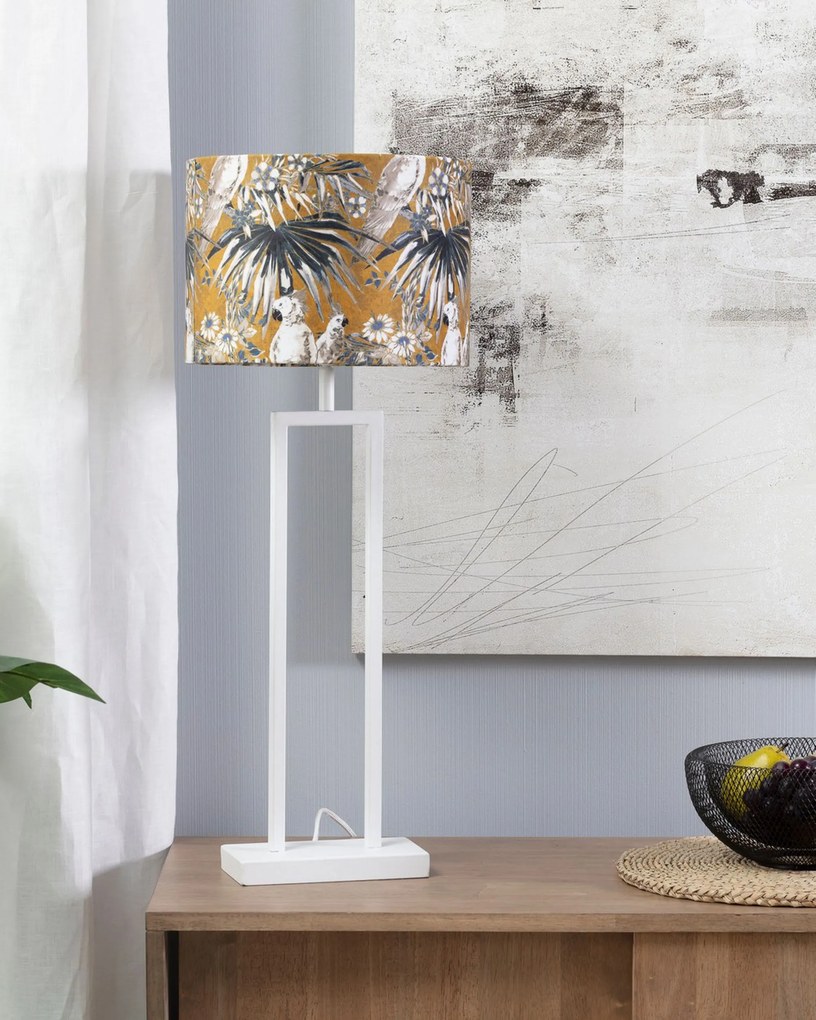 Lampa stołowa White Parrot 78cm
