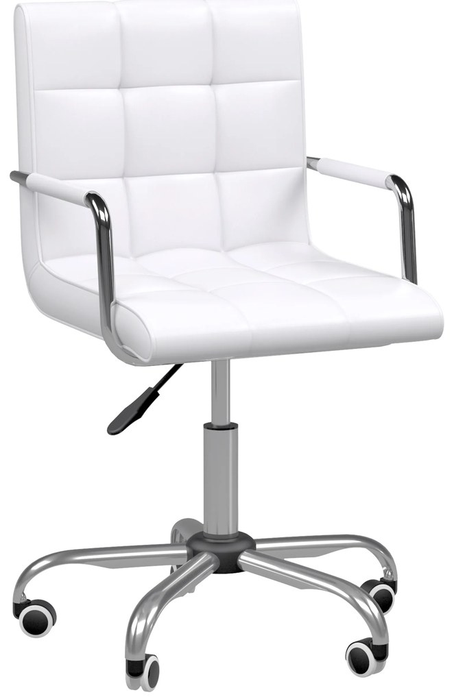 Vinsetto fotel biurowy z masażem i podgrzewaniem podnóżek regulowany ergonomiczny do 120kg brązowy | Aosom PL