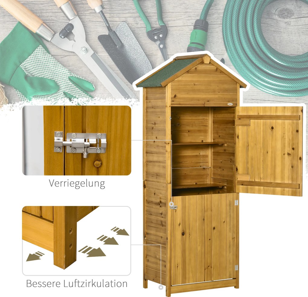 Outsunny Szopa na narzędzia odporna