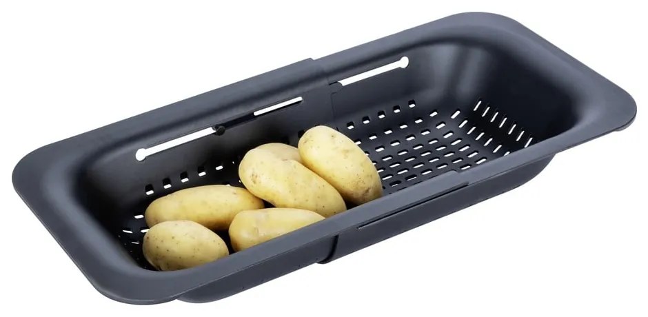 Plastikowy durszlak Black Outdoor Kitchen Sivo – Wenko