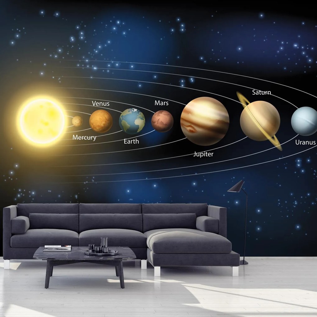 Fototapeta - Planetarny system (196x136 cm)