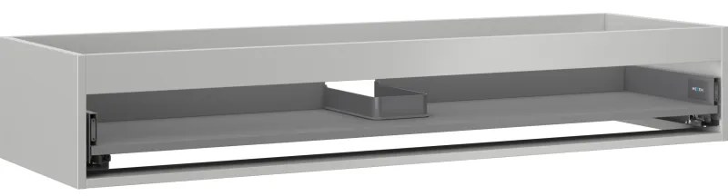 Mexen Box-A korpus szafki podumywalkowej 140 cm, 1 szuflada, szary mat - 91AX0-1400-235-1-62