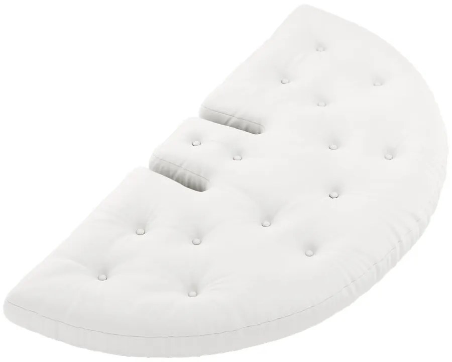 Biały fotel rozkładany odpowiedni na zewnątrz Karup Design OUT™ Nido White