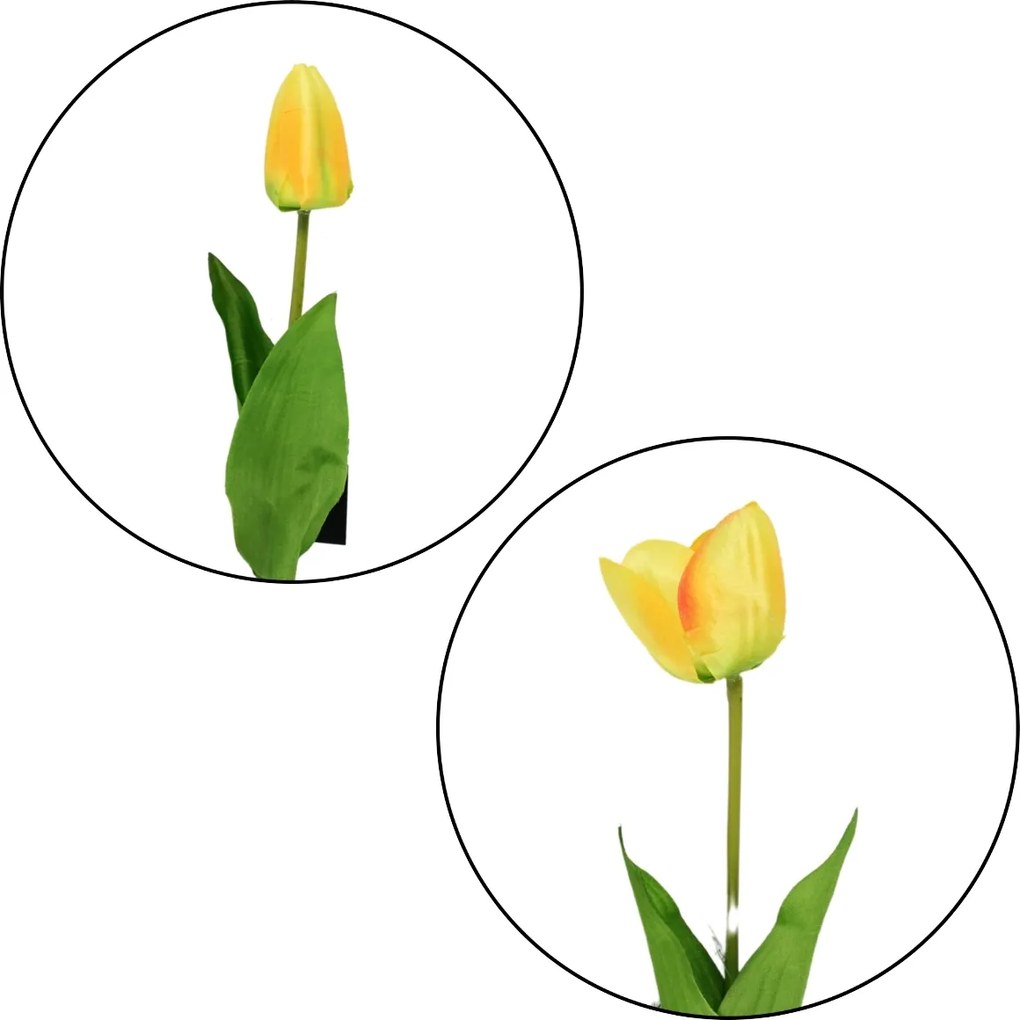 Sztuczny kwiat TULIPAN 54 cm - różne kolory Kolor: Fioletowy