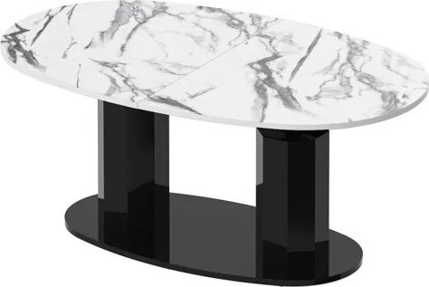 Rozkładany i podnoszony ławostół Barletta marmur wysoki połysk