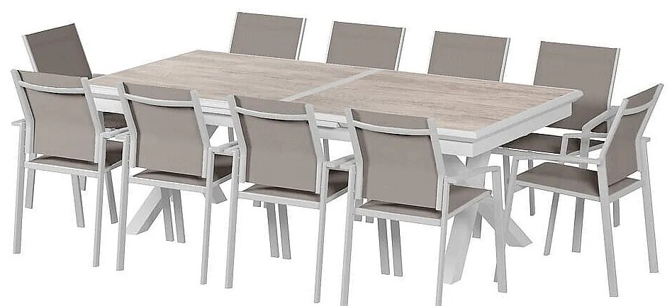 Montaż aluminiowy BERGAMO II. 1 + 10 (biały)