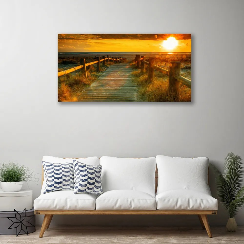 Fotoobraz na płótnie Sylwetka Miasta o Zmierzchu