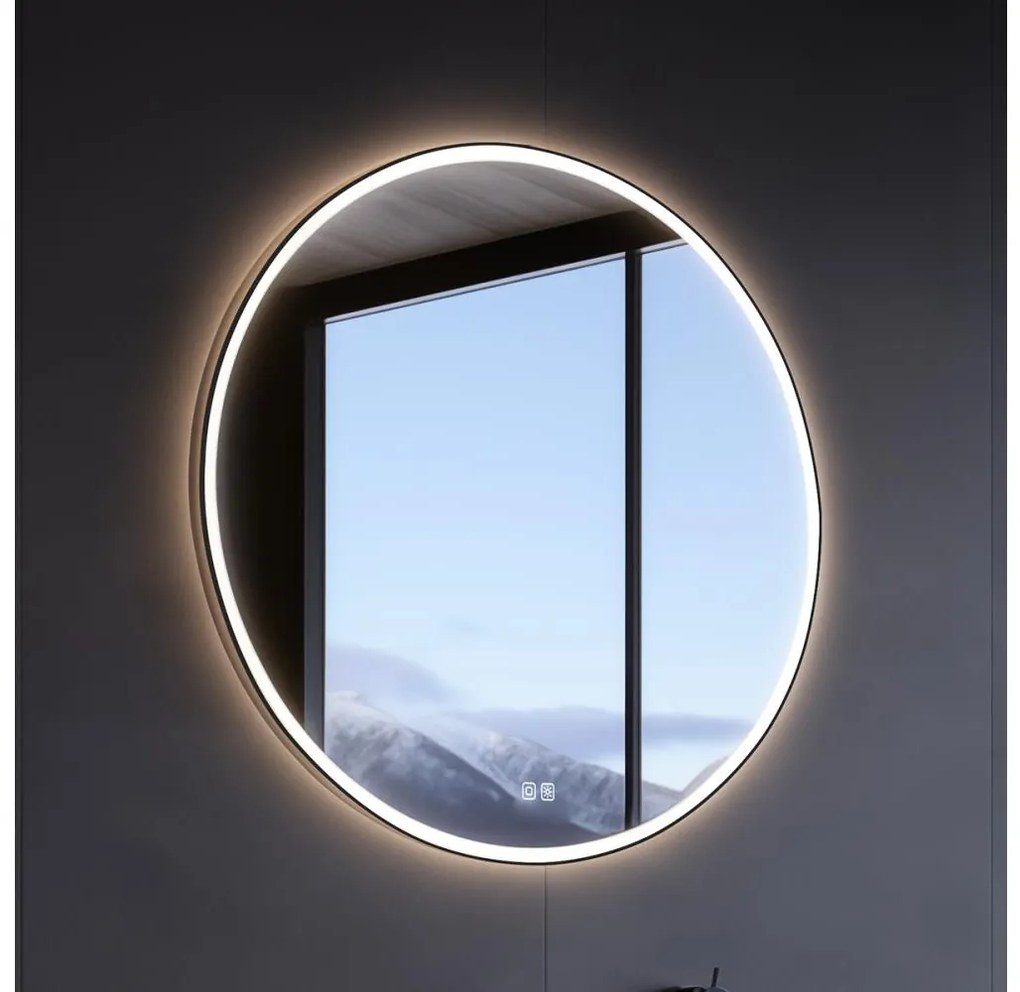 NIMCO ZPC 28000RVX-90 - lustro łazienkowe LED 3000-6500K, średnica 60 cm, IP44