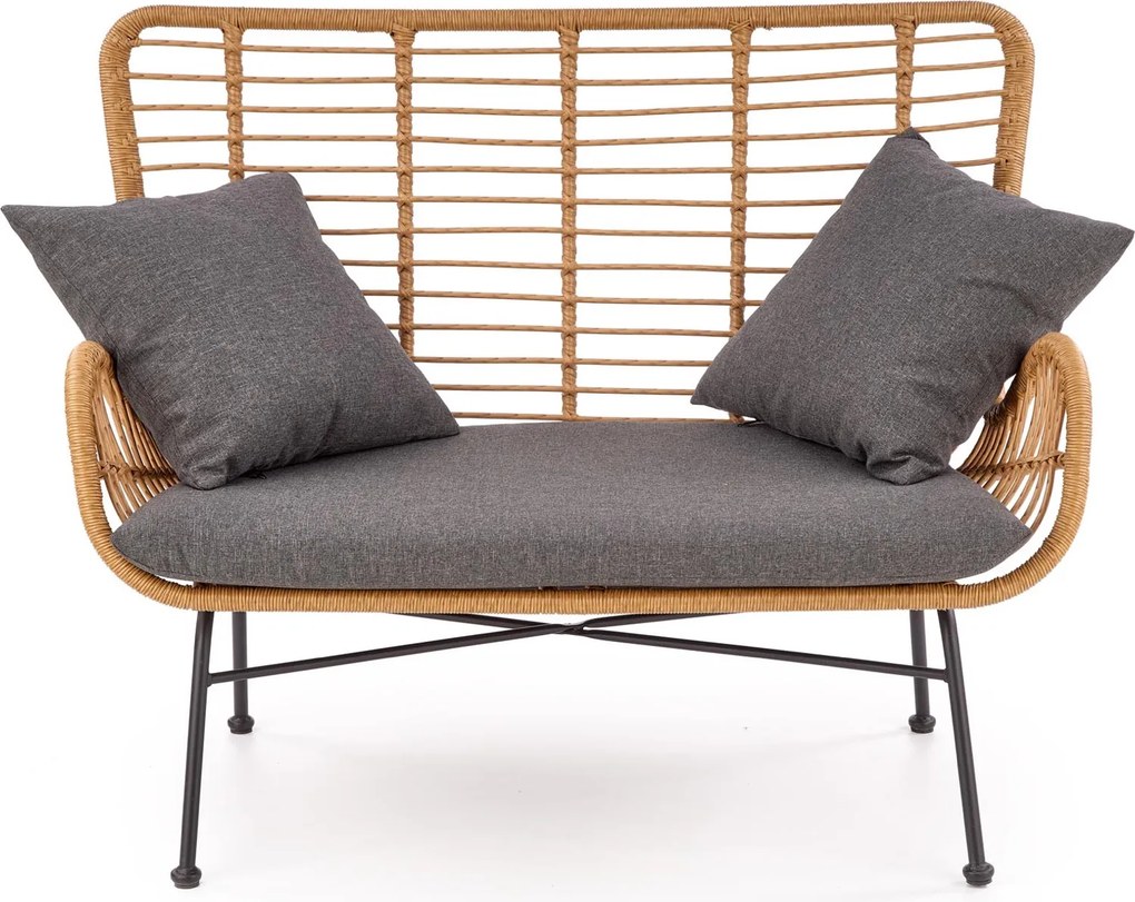Sofa z technorattanu do domu i ogrodu Ikaro XL