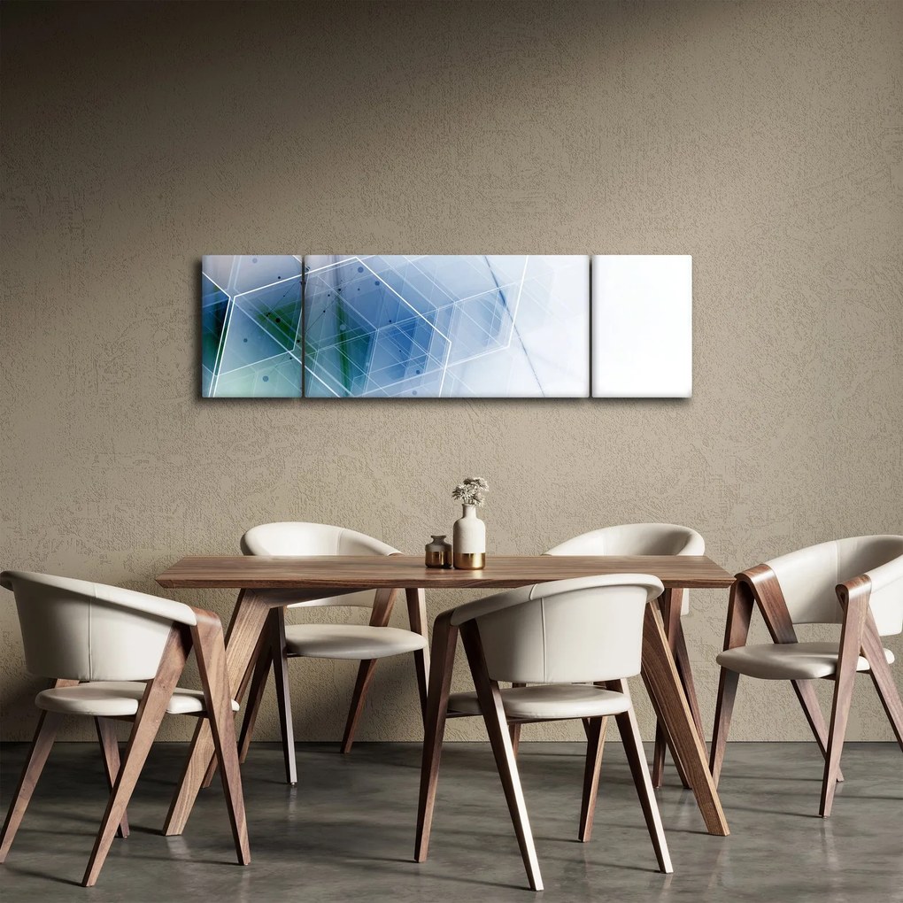 Obraz - Kształty geometryczne (170x50 cm)