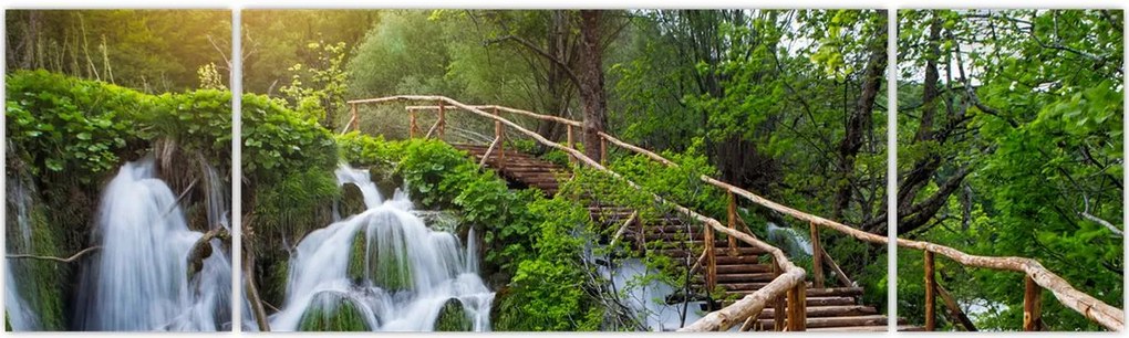 Obraz - Jeziora Plitwickie (170x50 cm)