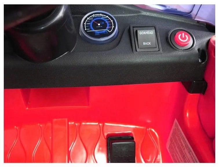 Auto na akumulator hl1638 czerwone