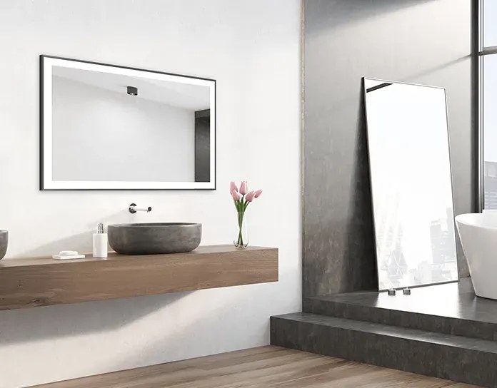 Lustro łazienkowe OTE 60x60 z oświetleniem LED EXCLUSIVE MIRADO