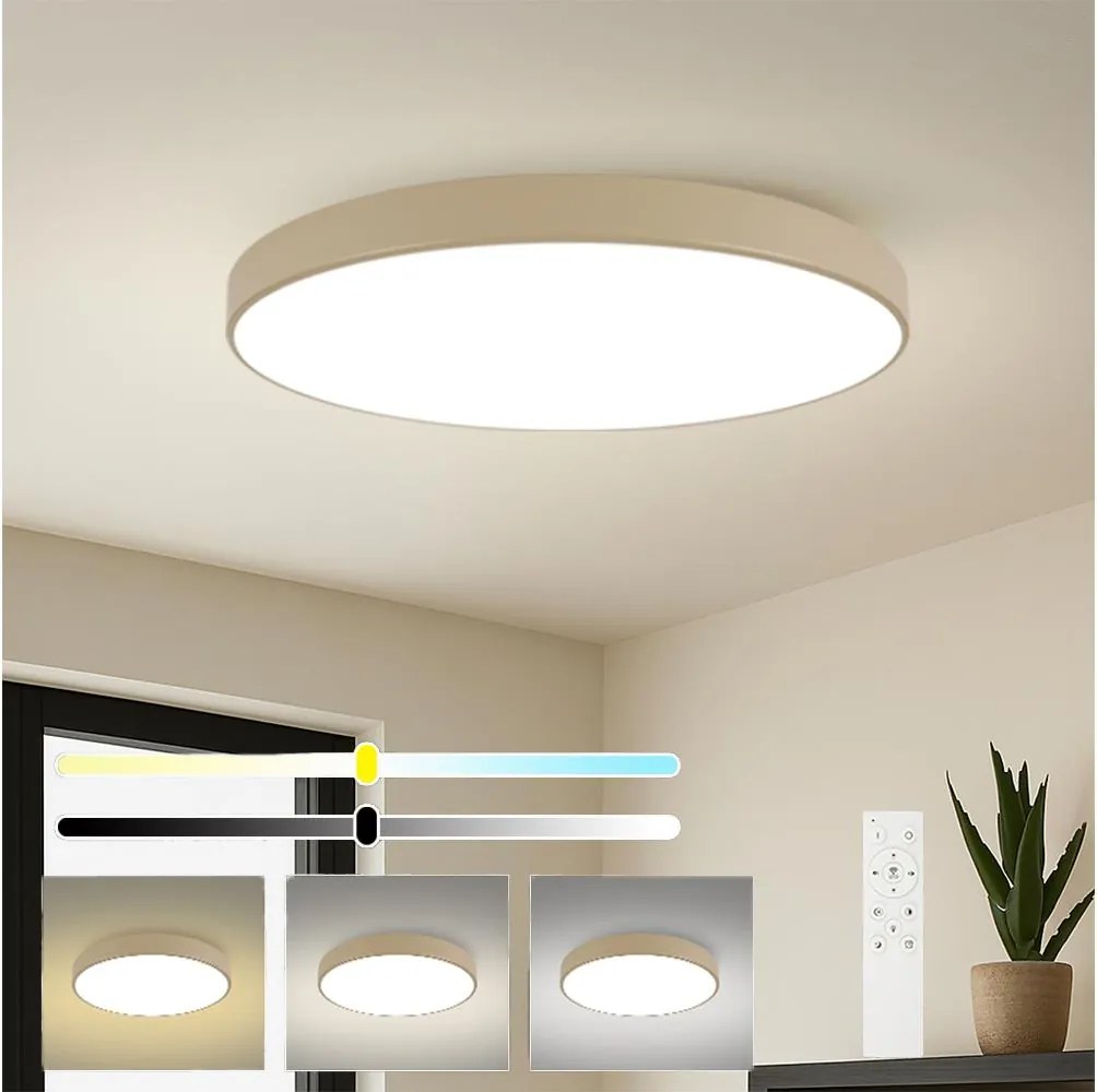 Brilagi-LED Ściemniająca oprawa POOL SMART LED/180W/230V 120 cm beżowa Wi-Fi Tuya + pilot