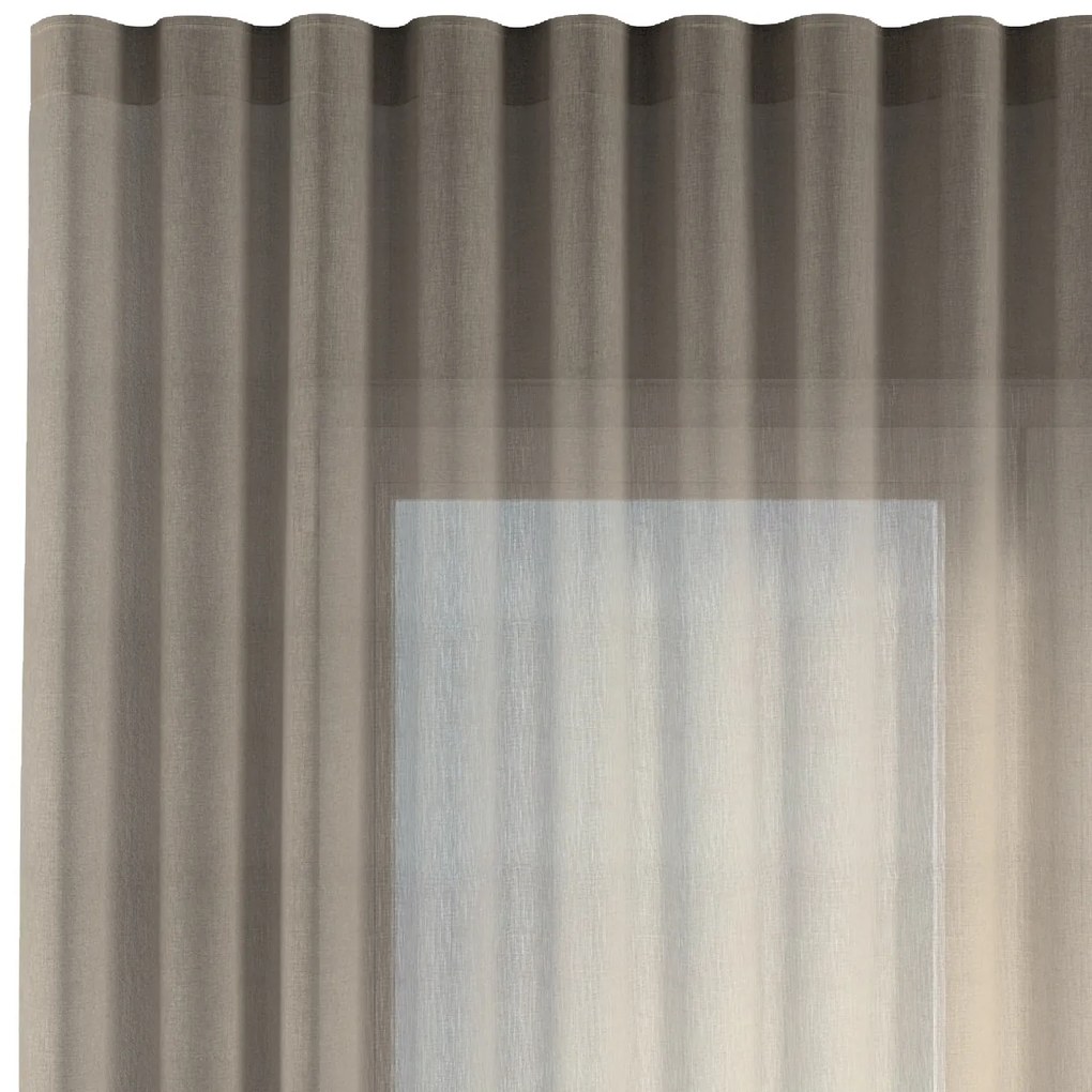 Firana na taśmie wave