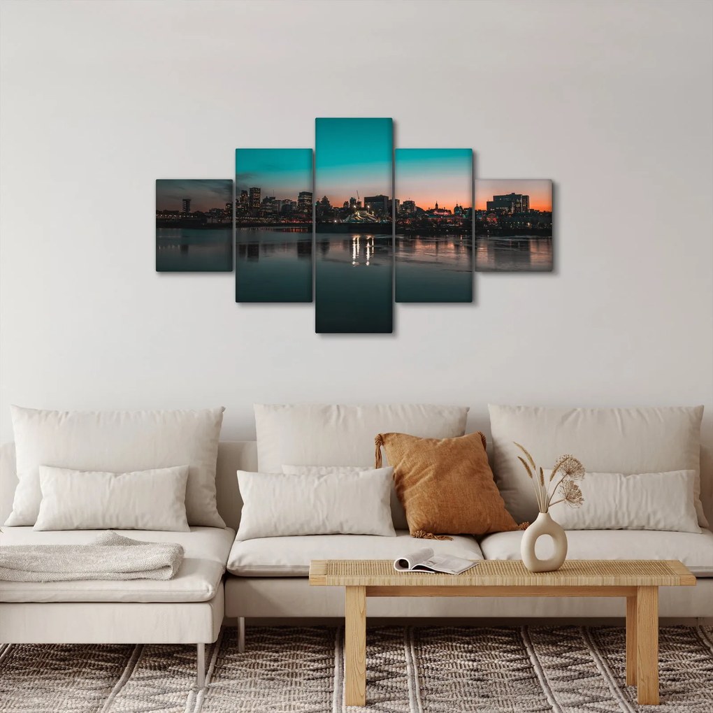 Obraz dużego miasta (125x70 cm)