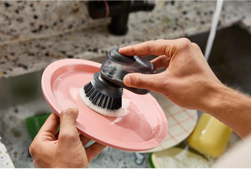 Szczotka do naczyń z pojemnikiem na płyn SinkTech – Joseph Joseph