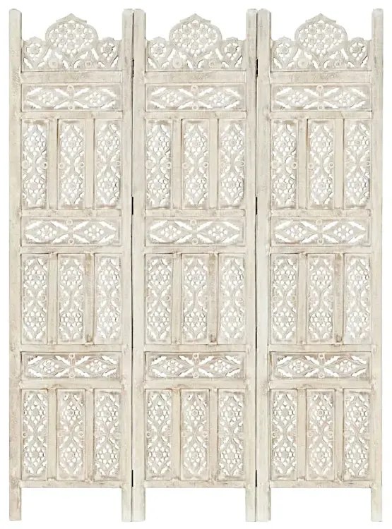 Rzeźbiony 3-panelowy parawan P3-S05