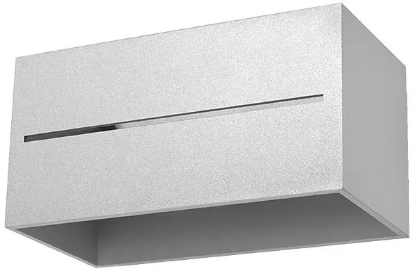 Szary geometryczny kinkiet LED - 4X EX530 D3-M19