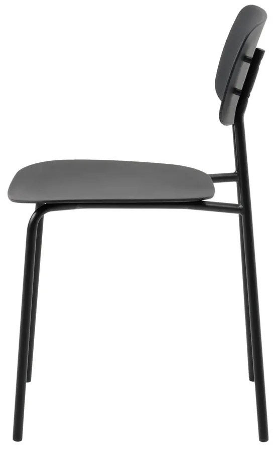 Czarne krzesła zestaw 2 szt. Kirkland – Unique Furniture