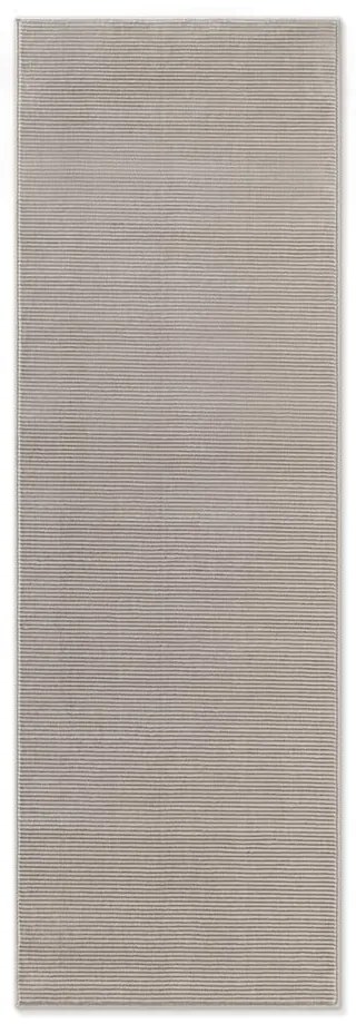 Szaro-kremowy chodnik 80x240 cm Perles Dolomite – Elle Decoration