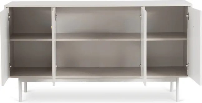 Komoda do Salonu MARLEN 155 cm Kaszmir Czterodrzwiowa Nowoczesna