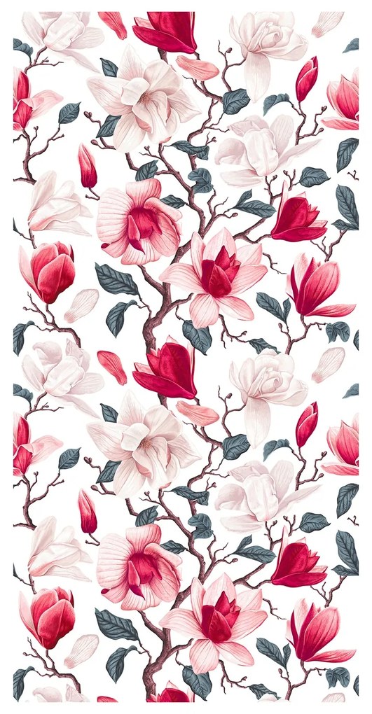 Tapeta - Czerwone magnolie