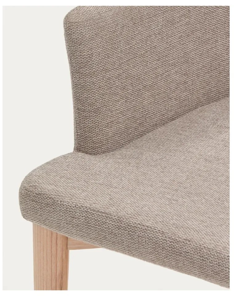 Beżowe krzesła zestaw 4 szt. Croft – Kave Home