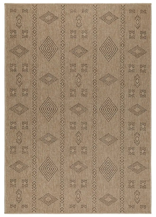 Chodnik odpowiedni na zewnątrz w naturalnym kolorze 80x250 cm Dhaka – Ayyildiz Carpets