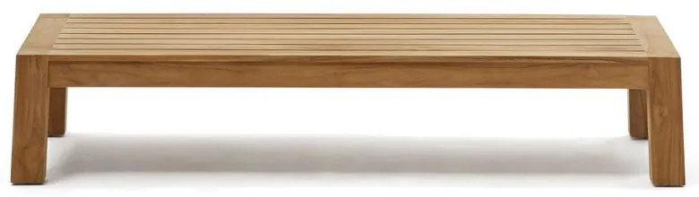 Stolik z litego drewna tekowego 76x153 cm Forcanera – Kave Home