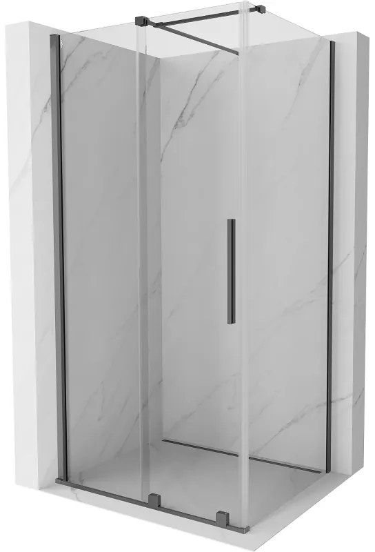 Mexen Velar kabina prysznicowa rozsuwana 110 x 75 cm, transparent, gun metal - 871-110-075-01-95