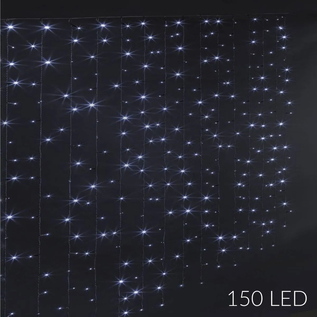 Kurtyna świetlna, zewnętrzna, 150 LED