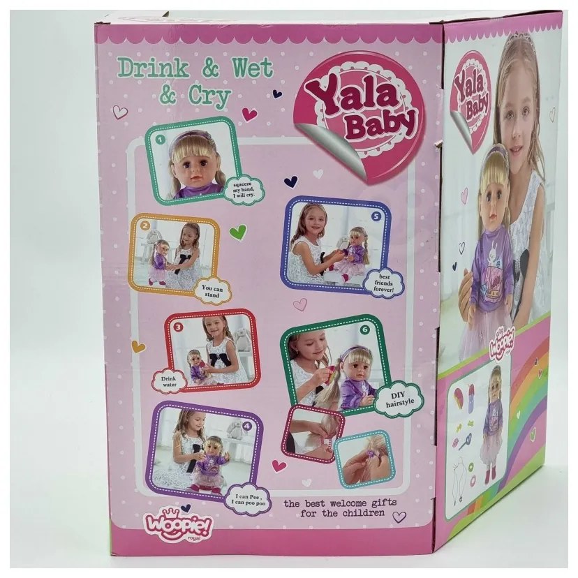 Woopie royal lalka interaktywna zosia w czapce 43 cm + akc.